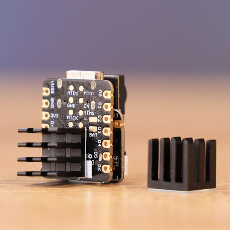 Aluminum Heat Sink for Seeed Studio XIAO (2pcs) [114010001]