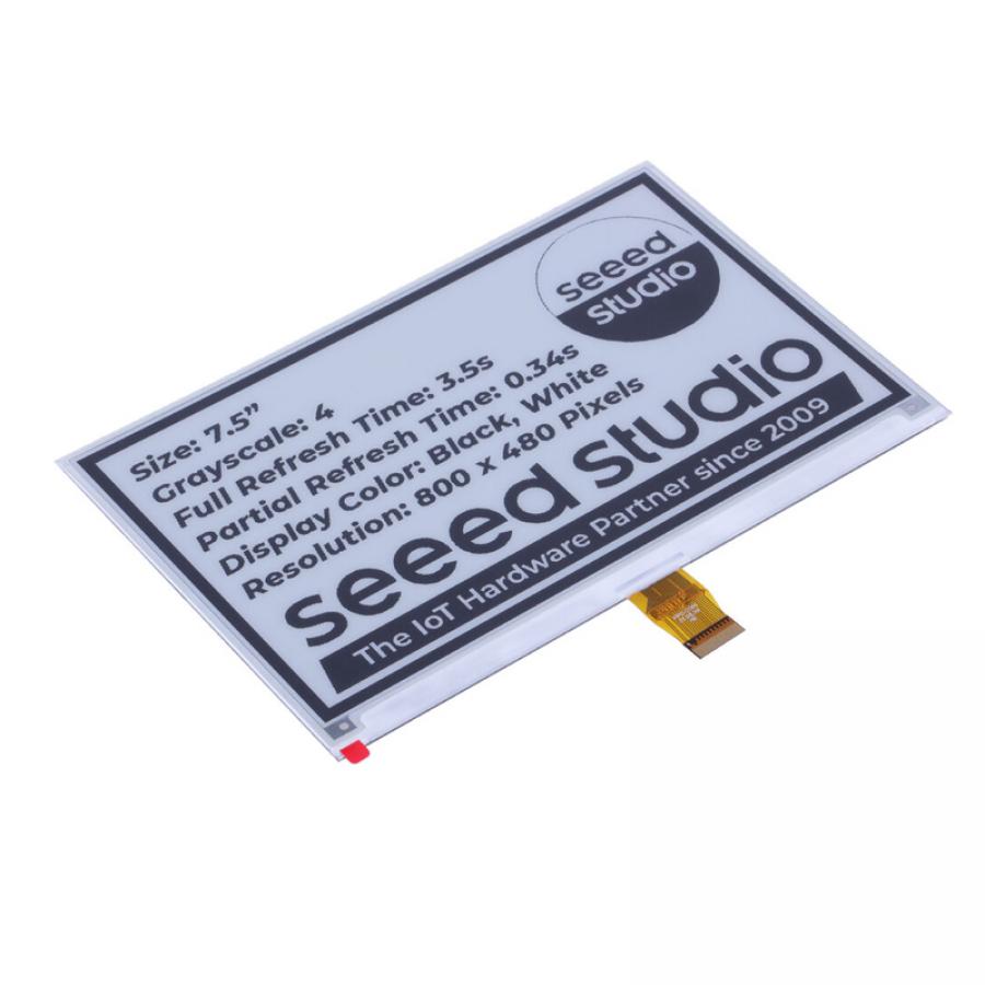 7.5인치 Monochrome e-Ink / ePaper Display (800x480), XIAO/아두이노/STM32 지원 [104990861]