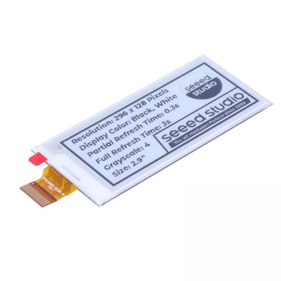2.9인치 Monochrome e-Ink / ePaper Display (296x128), XIAO/아두이노/STM32 지원 [104990853]