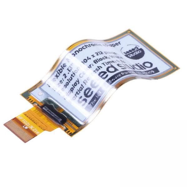 디바이스마트,MCU보드/전자키트 > 디스플레이 > E-paper,Seeedstudio,2.13인치 Flexible Monochrome e-Ink / ePaper Display (212x104), XIAO/아두이노/STM32 지원 [104990847],2.13인치eInk / 212x104해상도 / SPI인터페이스 / COG패키지 / 온칩RAM / 저전력 / 반사모드 / 광시야각170도 / XIAO호환 / ArduinoSTM32호환