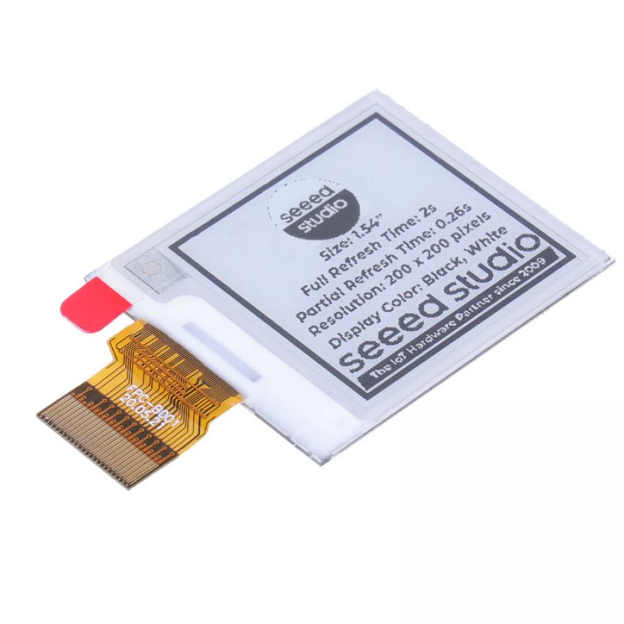 1.54인치 Monochrome e-Ink / ePaper Display (200x200), XIAO/아두이노/STM32 지원 [104990843]