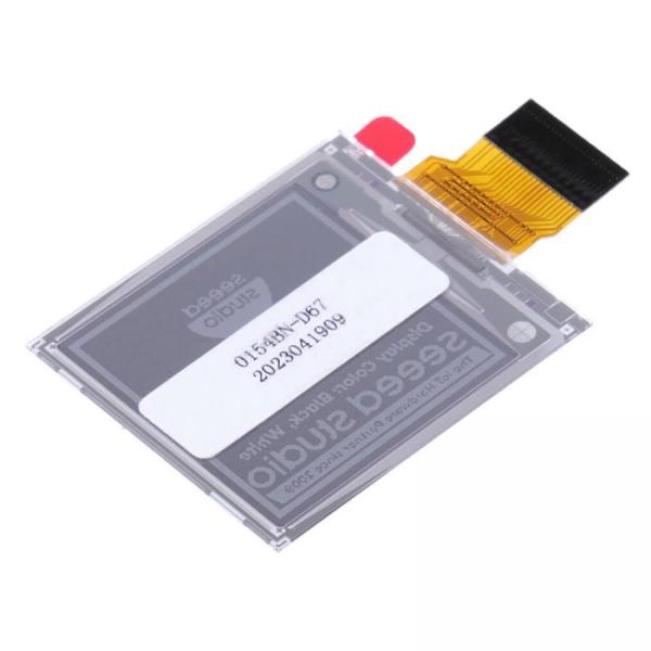 디바이스마트,MCU보드/전자키트 > 디스플레이 > E-paper,Seeedstudio,1.54인치 Monochrome e-Ink / ePaper Display (200x200), XIAO/아두이노/STM32 지원 [104990843],GDEY0154D67 / 사이즈1 54인치 / 해상도200x200 / 도트매트릭스 / SPI / 24핀피치 / 시야각>170도 / 전압3V3 / 동작온도0~50C / 무게3g / 두께1mm / 드라이버XIAO / 드라이버STM32 / 드라이버Arduino / Micropython / 전력4mW