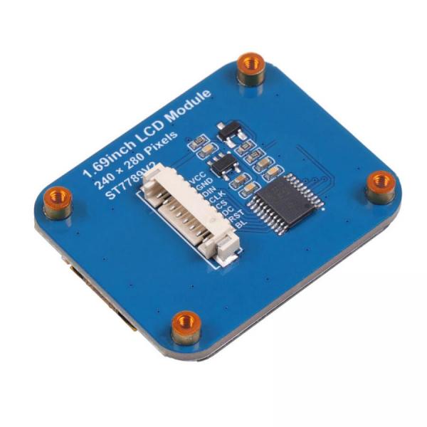 디바이스마트,오픈소스/코딩교육 > 아두이노 > 아두이노 LED/LCD모듈,Seeedstudio,1.69인치 LCD Display Module, 240×280, IPS, 262K Colors, 라즈베리파이/아두이노/STM32 지원 [104990802],1.69인치LCD / 해상도240x280 / IPS패널 / 262K색상 / 4선SPI / ST7789V2 / 모듈크기31.5×39mm / 전원3.3V / 5V / RaspberryPi / Arduino / STM32