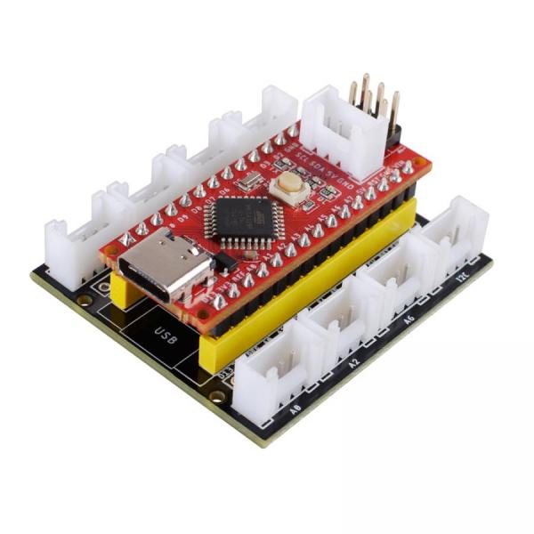 디바이스마트,오픈소스/코딩교육 > 아두이노 > 아두이노 호환보드,Seeedstudio,Seeeduino Nano [102010268],SeeeduinoNano / ATmega328P / 16MHz / 32KBFlash / 2KBRAM / A0-A7 / 14DIO / MiniUSB / 45mmx18mm / USB전원 / CH340