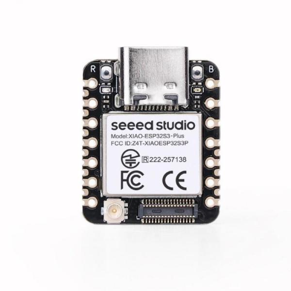 디바이스마트,오픈소스/코딩교육 > 파이썬/IoT 개발 보드 > Seeedstudio XIAO > XIAO 보드,Seeedstudio,Seeed Studio XIAO ESP32-S3 Plus [102010671],ESP32-S3 / XIAO-Plus / USB-C / 듀얼코어 / GPIO40 / 4MBFlash