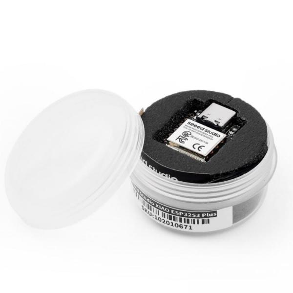 디바이스마트,오픈소스/코딩교육 > 파이썬/IoT 개발 보드 > Seeedstudio XIAO > XIAO 보드,Seeedstudio,Seeed Studio XIAO ESP32-S3 Plus [102010671],ESP32-S3 / XIAO-Plus / USB-C / 듀얼코어 / GPIO40 / 4MBFlash