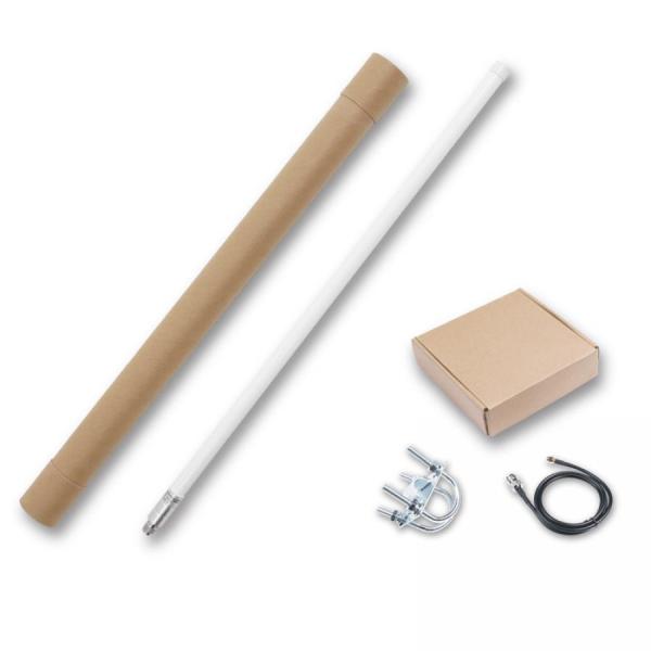 디바이스마트,MCU보드/전자키트 > 통신/네트워크 > 안테나 > 실외용 안테나,Seeedstudio,Fiberglass Antenna; 858-878MHz 8dBi-1300mm [318020611],모델유리섬유안테나 / 주파수858-878MHz / 이득8dBi / 길이1300mm / 재질FRP(백색) / NJ이중이빨커넥터 / 임피던스50옴 / 방사패턴전방향 / 케이블RG-141 / 최대전력2W / 작동온도-30~65°C / 하드웨어포함