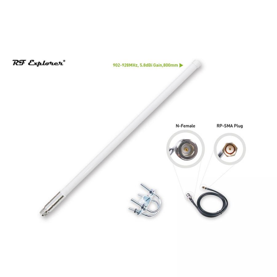 Fiberglass Antenna Kit For Helium; 902-928MHz; 5.8dBi; 800mm; RF Explorer RFELA-3/58X [318020691]