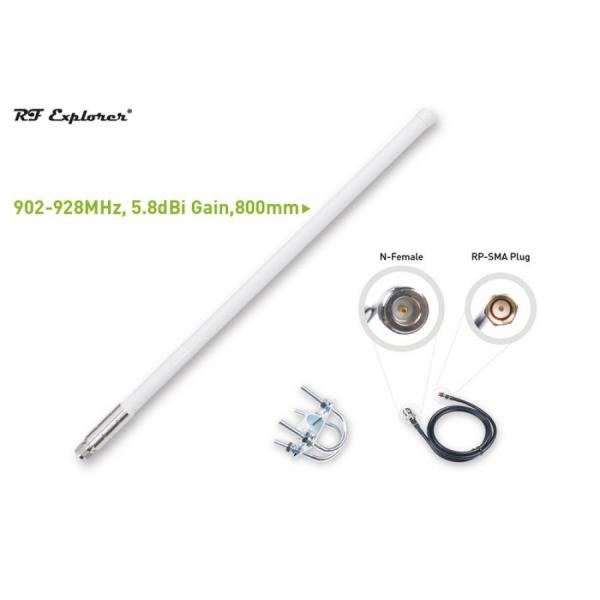 디바이스마트,MCU보드/전자키트 > 통신/네트워크 > 안테나 > 실외용 안테나,Seeedstudio,Fiberglass Antenna Kit For Helium; 902-928MHz; 5.8dBi; 800mm; RF Explorer RFELA-3/58X [318020691],RFELA-3 / 58X / 902-930MHz / 5dBi / 800mm / CFD200케이블1m / 장착브래킷 / N타입커넥터 / SenseCAPM1호환 / 실외용안테나