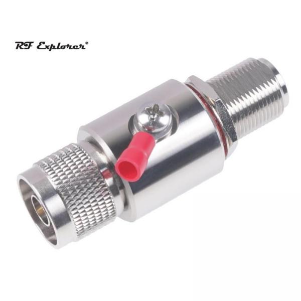 디바이스마트,커넥터/PCB > RF커넥터/케이블 > N 커넥터,Seeedstudio,RF Explorer RFEA-1 External Lightning Arrestor; 3GHz; N Male/Female Connector [306050590],RFEA-1 / 0~3GHz / 50옴 / N남 / 여 / 230VDC스파크 / 650V임펄스 / 20kA / 100A임펄스 / -65~165C