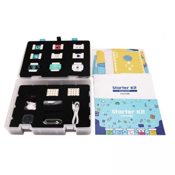 디바이스마트,MCU보드/전자키트 > 교육용키트/로봇 > 교육용키트 > 전기/전자/회로,Seeedstudio,Grove Zero Starter Kit V2.0 [114020041],GroveZeroKitV20