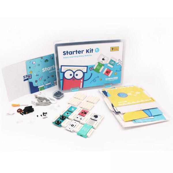 디바이스마트,MCU보드/전자키트 > 교육용키트/로봇 > 교육용키트 > 전기/전자/회로,Seeedstudio,Grove Zero Starter Kit V2.0 [114020041],GroveZeroKitV20
