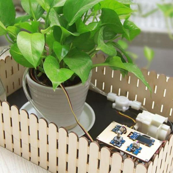 디바이스마트,MCU보드/전자키트 > 교육용키트/로봇 > 교육용키트 > 전기/전자/회로,Seeedstudio,Grove Smart Plant Care Kit for Arduino [110060130],Grove / SmartPlantCare / Kit / Arduino / I2C