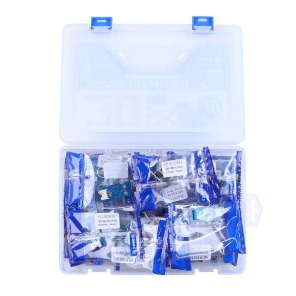 디바이스마트,MCU보드/전자키트 > 교육용키트/로봇 > 교육용키트 > 전기/전자/회로,Seeedstudio,Grove Creator Kit - β - 30 Grove functional modules in one box [110020229],GroveKitβ / 30 Grove모듈 / 무료튜토리얼 / 초보자용 / 포트구성 / β버전 / 구성박스