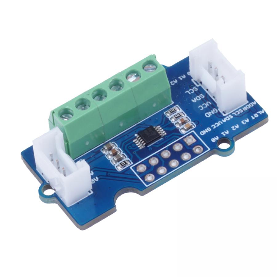 Grove - 4 Channel 16-bit ADC (ADS1115) w/ Programmable Amplifier Gain [109020041]