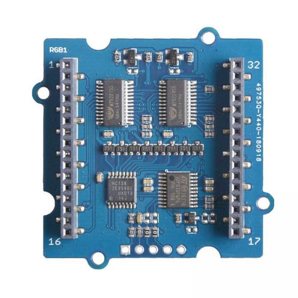 디바이스마트,MCU보드/전자키트 > 디스플레이 > 도트매트릭스,Seeedstudio,Grove - 8×8 RGB LED Matrix w/Driver [105020073],GroveRGBLED8x8 / STM32F031 / MY9221 / MP2155 / I2C0x65 / 40mmx40mm / 17.3g / 3.3~5V / 8x8해상도 / 64픽셀 / 255색상 / 그로브소켓