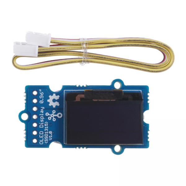 디바이스마트,MCU보드/전자키트 > 디스플레이 > LCD/OLED,Seeedstudio,Grove - OLED Yellow&Blue Display 0.96인치 (SSD1315) - SPI/IIC -3.3V/5V [104020249],GroveOLED / YellowBlue / 0.96in / SSD1315 / I2C / SPI / 3.3V / 5V / 128x64 / BiColor / GrovePort