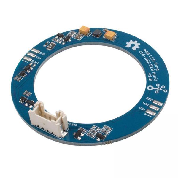 디바이스마트,MCU보드/전자키트 > 디스플레이 > LED,Seeedstudio,Grove - RGB LED Ring (16-WS2813 Mini) [104020171],WS2813Mini16 / 칩셋WS2813Mini / 내장제어회로 / 16LED비드 / 체인연결가능 / Grove호환 / VIN전원필요 / 3535패키지