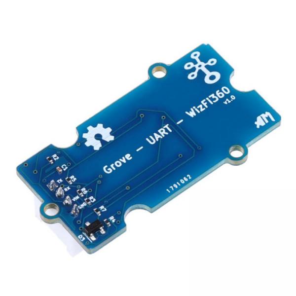 디바이스마트,MCU보드/전자키트 > 통신/네트워크 > 와이파이,Seeedstudio,Grove UART WizFi360 [101991033],WizFi360 / Wiznet / 802.11bgn / 2.4GHz / UART / 11 / 54Mbps / 19dBm / 3.0~3.6V / -40~85C / PCB안테나 / WiFi모듈