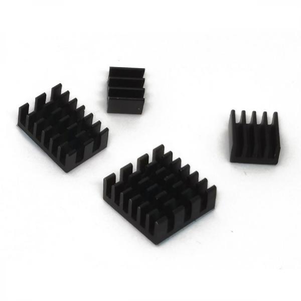디바이스마트,오픈소스/코딩교육 > 라즈베리파이 > 아답터/방열판/OS/기타,Seeedstudio,Heat Sink Kit for Raspberry Pi 4B - Black Aluminum [110991328],라즈베리파이4B호환 / 알루미늄방열판 / 4개구성 / 블랙버전 / 양극산화처리 / 구리주칩방열판