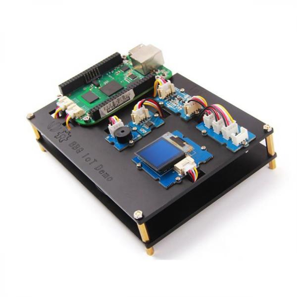 디바이스마트,오픈소스/코딩교육 > 라떼판다/비글본/기타,Seeedstudio,Grove Starter Kit for Seeed Studio BeagleBone Green [110060131],BeagleBoneGreen / AM335x / RAM512MB / Ethernet / USB20 / MicroUSB / GroveBaseCape / GroveStarterKit