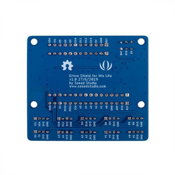 디바이스마트,MCU보드/전자키트 > 전원/신호/저장/응용 > 인터페이스/먹서,Seeedstudio,Grove Shield for Wio Lite [103020252],GroveShield / WioLite / DigGrove4 / AnalogGrove4 / UART1 / I2C1 / 전원선택