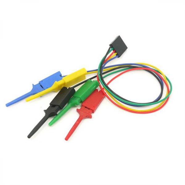 디바이스마트,MCU보드/전자키트 > 개발용 장비 > 기타 개발용 장비,Seeedstudio,Logic Shrimp probe cable [110990001],LogicShrimp / 5핀커넥터 / 5리드 / 테스트클립 / 80x120x12mm / GW12g