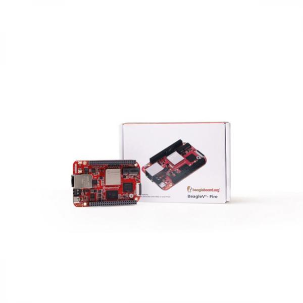 디바이스마트,오픈소스/코딩교육 > 라떼판다/비글본/기타,Seeedstudio,BeagleV-Fire : 저전력 FPGA fabric 기반 RISC-V 개발보드 (2GB RAM, 16GB eMMC) [102110898],BeagleVFire / RISC-V / FPGAfabric / RAM2GB / RAM16GB / GigabitEthernet / M2KeyE / CSI / microSDslot / BeagleBone46 / 12LEDs
