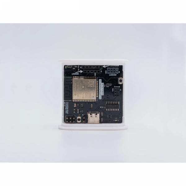 디바이스마트,센서 > 모션/가속도/자이로센서 > 모션센서,Seeedstudio,Everything Presence Lite [114993300],EPLite / PresenceLite / ESP32-WROOM-32E / HLK-LD2450 / BH1750 / 4MB / USB-C / 50x50x66mm / OTA / WiFi / BLEProxy / HomeAssistant / 5~6m범위 / 다중타겟추적 / 동적구역설정