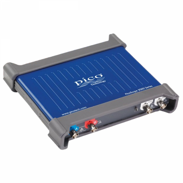 디바이스마트,계측기/측정공구 > 전기/전자 계측기 > 오실로스코프,Pico Technology,PicoScope 3204D,3000D 시리즈 초소형 PC 오실로스코프 / Channel: 2 / 대역폭: 70 MHz / 최대 샘플링 속도: 1 GS/s / 캡처 메모리: 128 MS / AWG 대역폭: 20 MHz