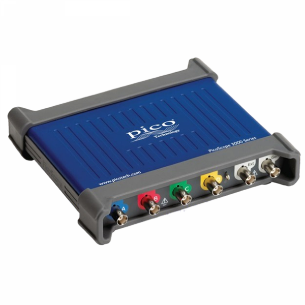 디바이스마트,계측기/측정공구 > 전기/전자 계측기 > 오실로스코프,Pico Technology,PicoScope 3405D,3000D 시리즈 초소형 PC 오실로스코프 / Channel: 4 / 대역폭: 100 MHz / 최대 샘플링 속도: 1 GS/s / 캡처 메모리: 256 MS / AWG 대역폭: 20 MHz