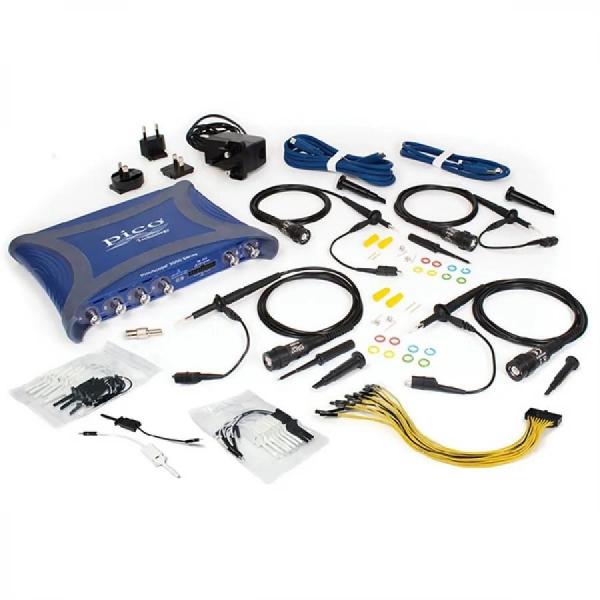 디바이스마트,계측기/측정공구 > 전기/전자 계측기 > 오실로스코프,Pico Technology,PicoScope 3418E MSO full kit,3000E 시리즈 초소형 PC 오실로스코프 / Channel: 아날로그 4, 디지털 16 혼합신호 (세트) / 대역폭: 500 MHz / 최대 샘플링 속도: 5 GS/s / 캡처 메모리: 1 G / AWG 대역폭: 80 MHz / 프로브 및 케이블 악세러리가 포함된 세트 상품입니다.