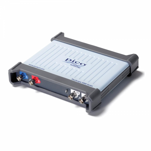 디바이스마트,계측기/측정공구 > 전기/전자 계측기 > 오실로스코프,Pico Technology,PicoScope 5242D,5000D 시리즈 초소형 PC 오실로스코프 / Channel: 2 / 대역폭: 60 MHz / 최대 샘플링 속도: 1 GS/s / 캡처 메모리: 128 MS (8-bit), 64 MS (12–16bit) / AWG 대역폭: 20 MHz