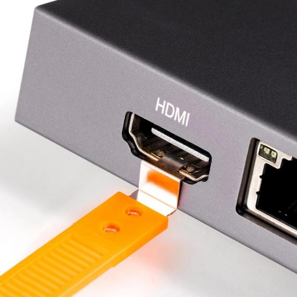 디바이스마트,케이블/전선 > 영상/음향 케이블 > HDMI 케이블,(주)컴엑스아이,HDMI 케이블 고정 스마트키퍼,실수에 의한 케이블 이탈을 방지하는 장치입니다