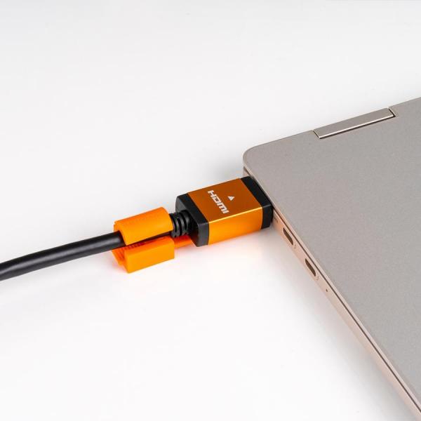 디바이스마트,케이블/전선 > 영상/음향 케이블 > HDMI 케이블,(주)컴엑스아이,HDMI 케이블 고정 스마트키퍼,실수에 의한 케이블 이탈을 방지하는 장치입니다