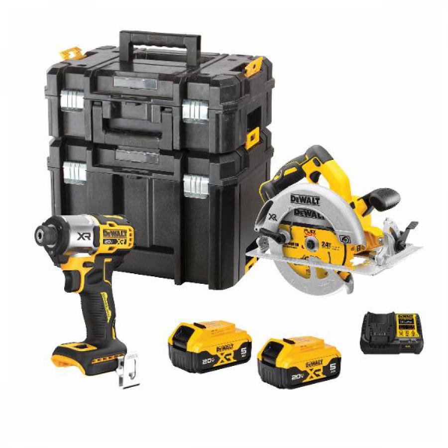 브러쉬리스 콤보 세트 DCK2148P2T 배터리2개 (20V/5.0Ah)