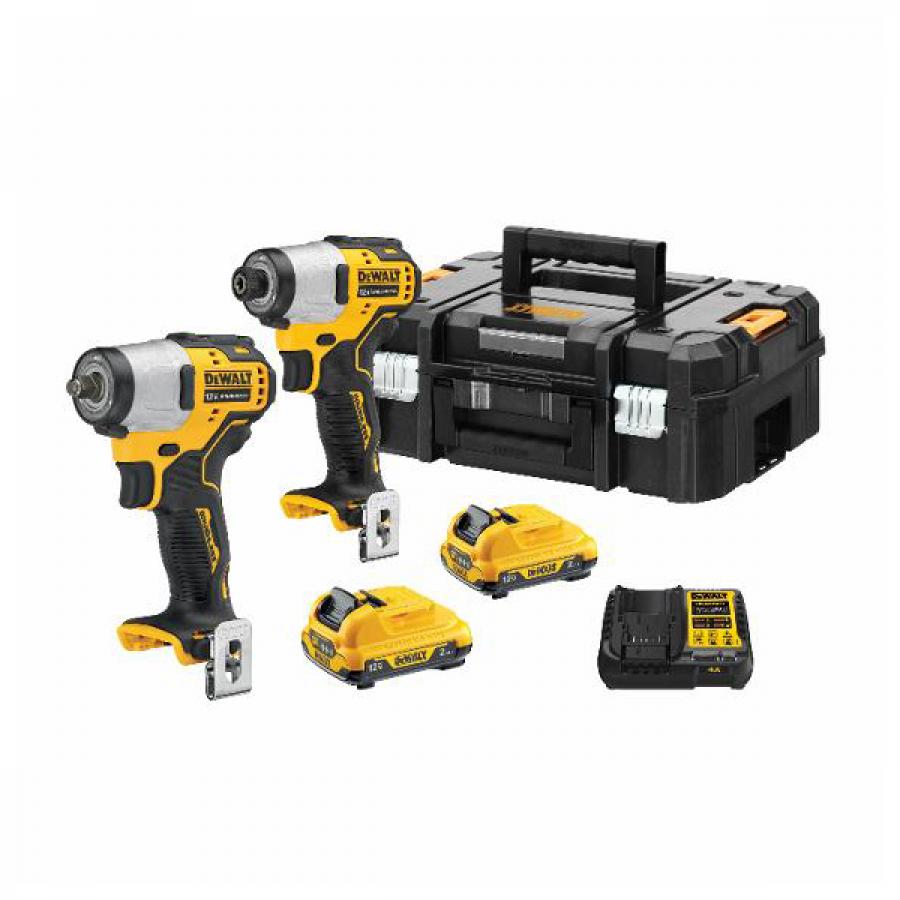 브러쉬리스 콤보 세트 DCK2112D2T 배터리2개 (12V/2.0Ah)