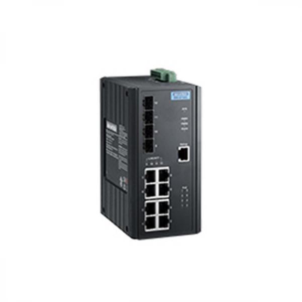 디바이스마트,MCU보드/전자키트 > 통신/네트워크 > 이더넷/PoE(Power over Ethernet),어드밴텍,EKI-2712G-4FPI-AE, 8포트 10/100/1000Mbps 언매니지드 산업용 이더넷 스위치,듀얼 48VDC 전력 인풋 및 1 x 릴레이 출력 / 철도 표준 EN50121-4 승인