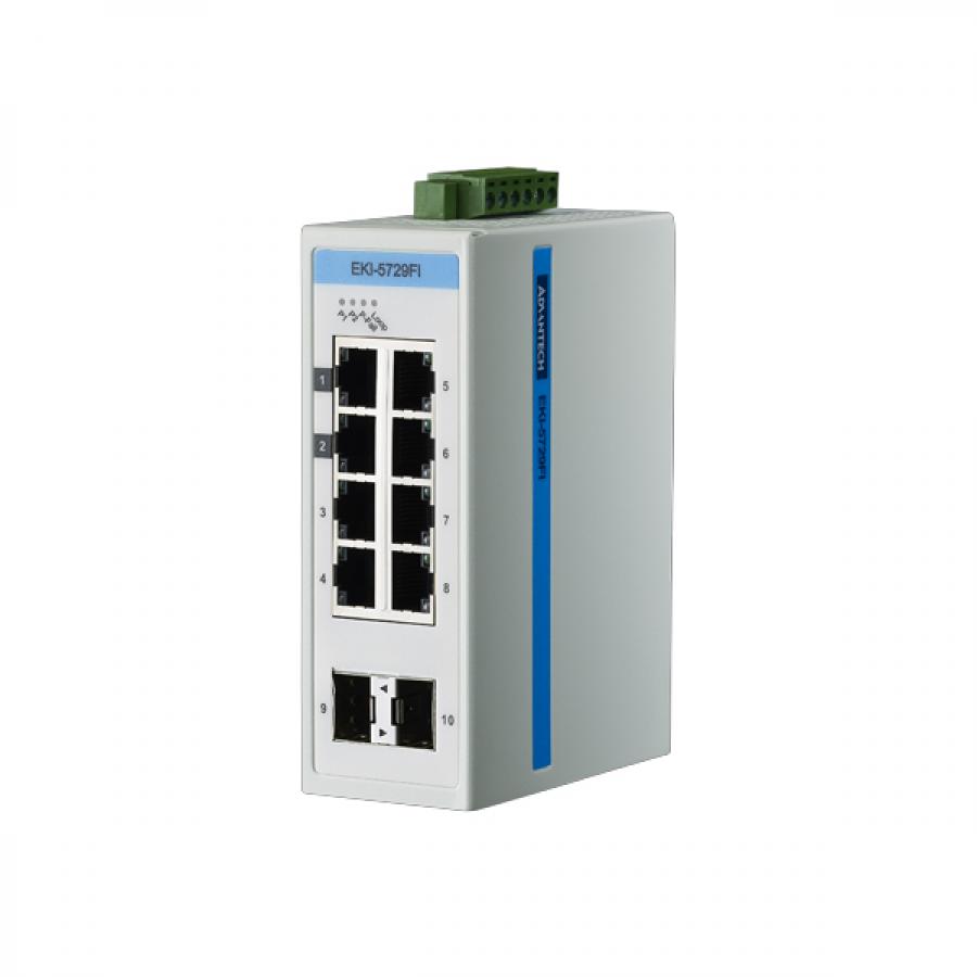 EKI-5729FI-AE, ProView 8 포트 기가비트 산업용 스위치