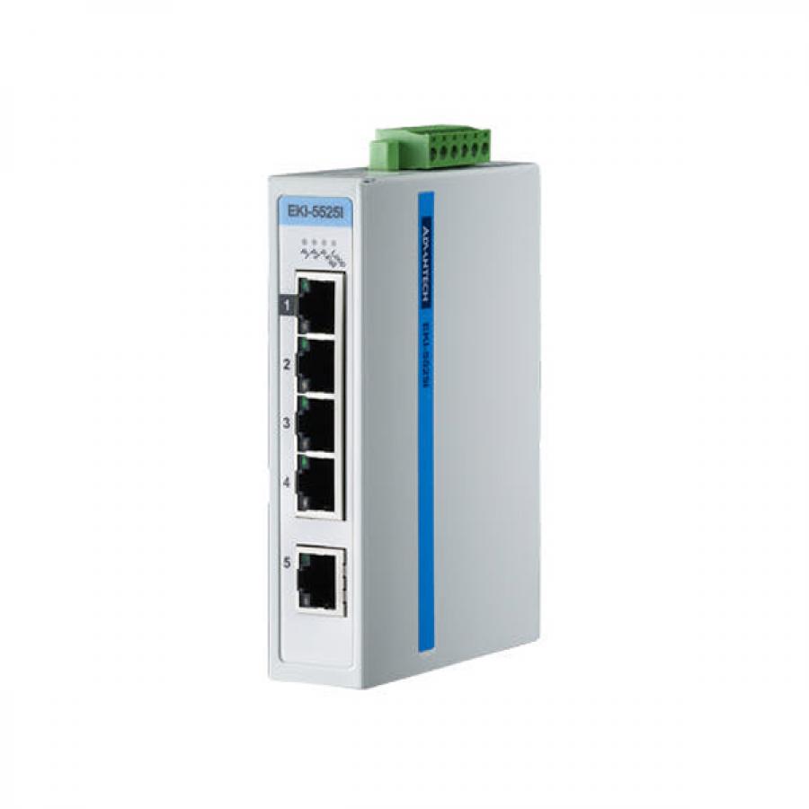 EKI-5525I-AE ProView 5 포트 10/100 Mbps 산업용 스위치
