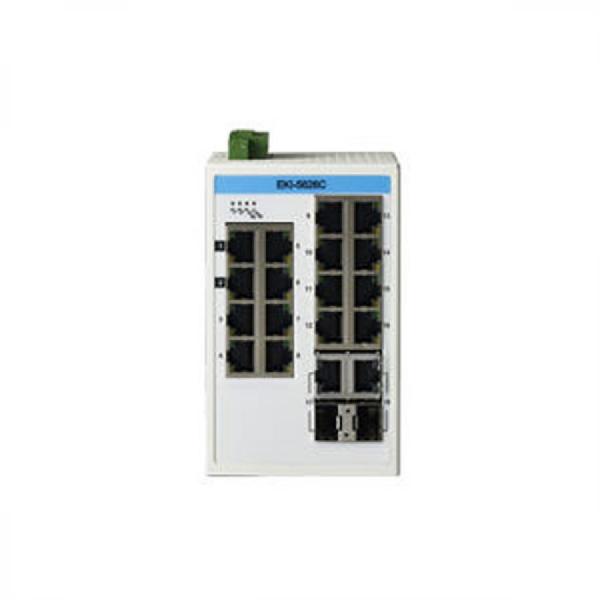 디바이스마트,MCU보드/전자키트 > 통신/네트워크 > 이더넷/PoE(Power over Ethernet),어드밴텍,EKI-5626CI-AE, 16FE+2G 콤보 언매니지드 이더넷 스위치, ATEX/C1D2, -40~75℃,Modbus/TCP를 통해 SCADA 소프트웨어와 통신 가능 / SNMP를 통해 NMS(네트워크 관리 시스템)와 통신 가능