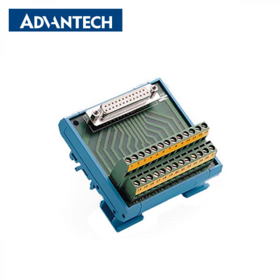 ADAM-3925-AE 산업용 터미널보드,DB-25 와이어링 터미널,딘레일 마운트