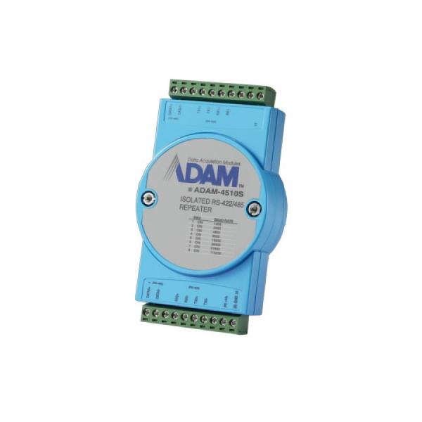 디바이스마트,커넥터/PCB > D-SUB 커넥터 > 조합형,어드밴텍,ADAM-4510S-F (RS-422/485 isolated Repeater),RS-485 데이터 흐름 자동 제어 / RS-485 데이터 라인에 대한 서지 보호 / 3,000 VDC isolated 보호 / 최대 115.2 Kbps의 전송 속도 / 상태 모니터링을 위한 LED 표시등