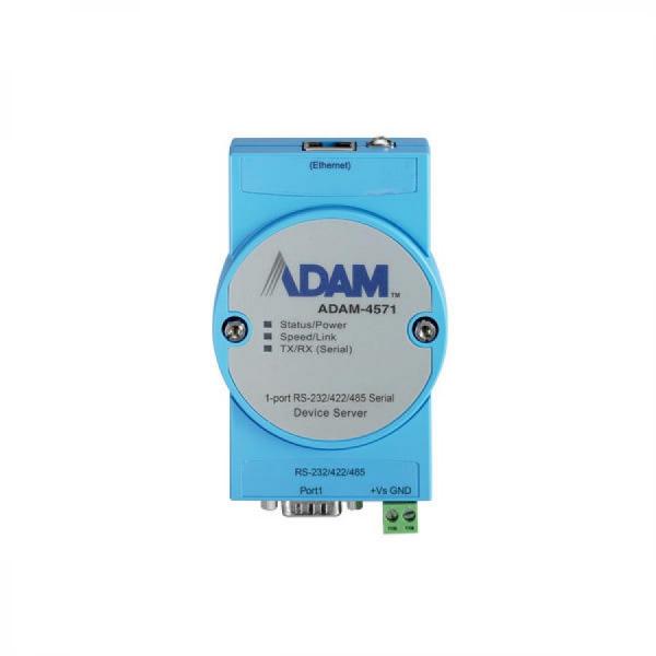 디바이스마트,MCU보드/전자키트 > 개발용 장비 > USB/RS232/RS485 컨버터,어드밴텍,ADAM-4571-CE 산업용 모드버스 컨버터, 이더넷 시리얼 컨버터 1포트 시리얼 디바이스 서버,RS-232/422/485 시리얼 커뮤니케이션 지원 / 10/100 Mbps 오토-센싱 이더넷 포트 제공 / 최대 921.6 kbps, 모든 보율 (Baud Rate) 설정 지원