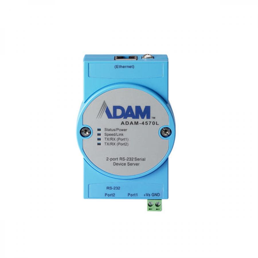 ADAM-4570L-DE 산업용 시리얼 디바이스 서버, 2포트 RS-232