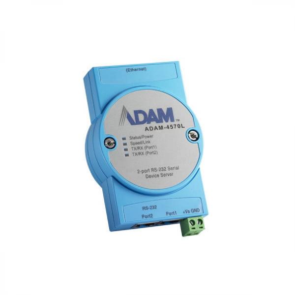 디바이스마트,커넥터/PCB > D-SUB 커넥터 > 조합형,어드밴텍,ADAM-4570L-DE 산업용 시리얼 디바이스 서버, 2포트 RS-232,RS-232 시리얼 커뮤니케이션 지원 / 10/100 Mbps 오토-센싱 이더넷 포트 제공 / 최대 921.6 kbps, 모든 보율 (Baud Rate) 설정 지원