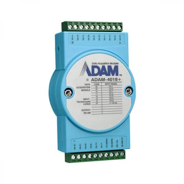 디바이스마트,커넥터/PCB > D-SUB 커넥터 > 조합형,어드밴텍,ADAM-4018+-F (8 채널 써모커플 입력 모듈, Modbus),프로토콜 : Modbus RTU, ASCII / 8-Ch Thermocouple (전류 설정 가능) / 시스템 복구를 위한 워치독 타이머