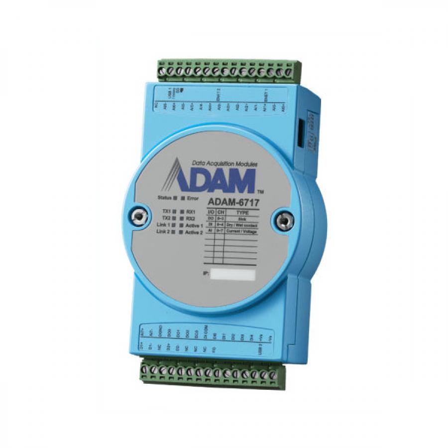 ADAM-6717-A 인텔리전트 아날로그 입력 게이트웨이