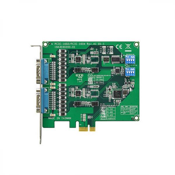 디바이스마트,컴퓨터/모바일/가전 > 네트워크/케이블/컨버터/IOT > 컨트롤러/확장카드 > 시리얼 확장카드,어드밴텍,PCIE-1602B-AE 2포트 PCIE시리얼 통신카드 RS232/422/485,PCI Express 버스 2.0 호환 / 데이터 전송 속도가 최대 921.6kbps로 매우 빠름 / 모든 보드 속도 설정 지원