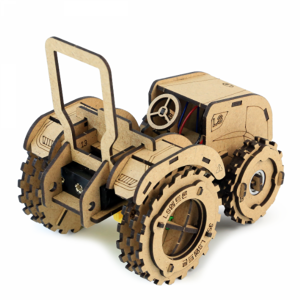 디바이스마트,오픈소스/코딩교육 > 아두이노 > 아두이노 교육용키트,네오3D솔루션,[공학체험키트] 자율주행 트랙터 키트,초음파를 이요한 자율주행 트랙터 키트입니다.